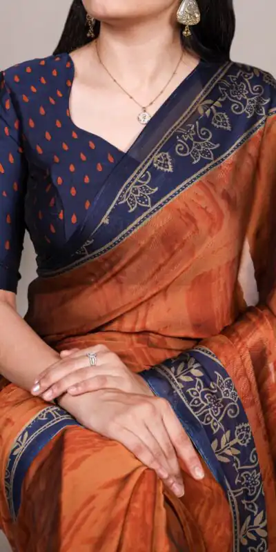 YNF 7103 Orange Rangoli Silk Saree Perfect for Wedding, Party, Karwa Chauth, Makar Sankranti, Baisakhi – . Available at ₹1449 only. Delivery 4-6 Work | Creative Sarees, Embroidered Sarees, Bollywood Sarees, Designer Sarees, Ethnic Saree, Modern Digital sarees, Party Wear Sarees, Sarees