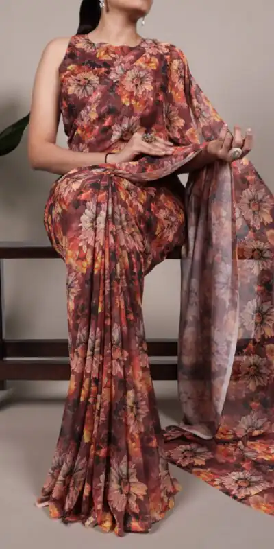 YNF 7039 Orange with Designer Work Weightless Marbal Saree . Affordable Price ₹1499. Delivery 4-6 Working Days. Shop now. | Creative Sarees, Embroidered Sarees, Bollywood Sarees, Designer Sarees, Ethnic Saree, Modern Digital sarees, Party Wear Sarees, Sarees