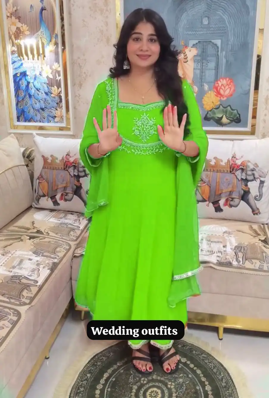 LG 2022 Parrot Green Georgette Salwar Suit with Lace Work & Embroidery Work. Exclusive Offer ₹1899. Delivery 4-6 Working Days. Shop now. | Casual Suits, Jump Suits, Tops & Bottoms, Track Suits, Trendy Wear, Creative suits, Designer Suits, Palazzo Suits, Party Wear Suits, Patiala Suits, Salwar suit, Straight Suits