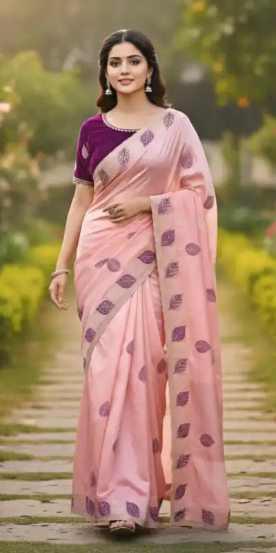 SC 1005 Peach in Soft fandy Silk Embroidery Work & Lace Work Saree . Available at ₹2499 only. Delivery 4-6 Working Days. Shop now. | Creative Sarees, Embroidered Sarees, Bollywood Sarees, Designer Sarees, Ethnic Saree, Modern Digital sarees, Party Wear Sarees, Sarees