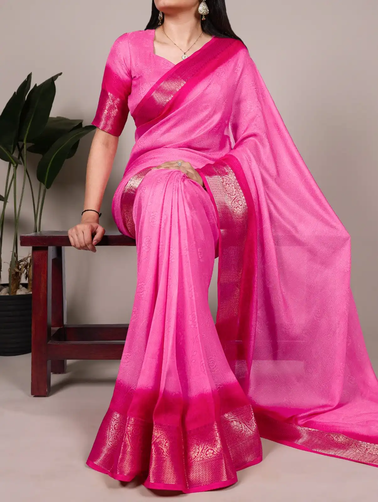 YNF 7910 Pink in Color Marsh Mello Zari Work Saree . Wedding, Party, Festive Festive Deal ₹1449. Delivery 4-6 Working Days. Shop now. | Creative Sarees, Embroidered Sarees, Bollywood Sarees, Designer Sarees, Ethnic Saree, Modern Digital sarees, Party Wear Sarees, Sarees