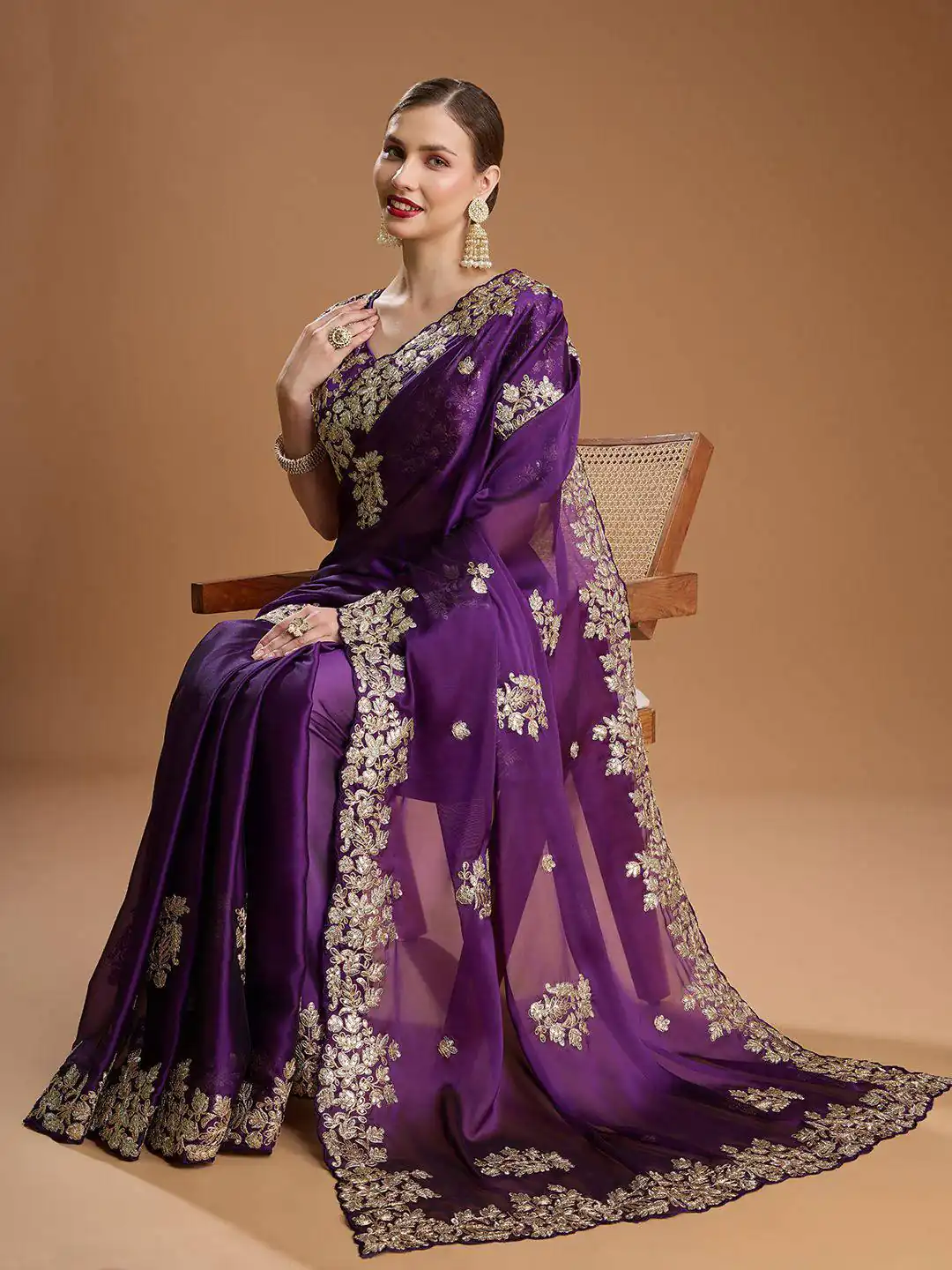 BT 1301 Purple Rangoli Silk Saree with Sequins Work & Embroidery Work. Now at just ₹1999. Delivery 4-6 Working Days. Shop now. | Creative Sarees, Embroidered Sarees, Bollywood Sarees, Designer Sarees, Ethnic Saree, Modern Digital sarees, Party Wear Sarees, Sarees