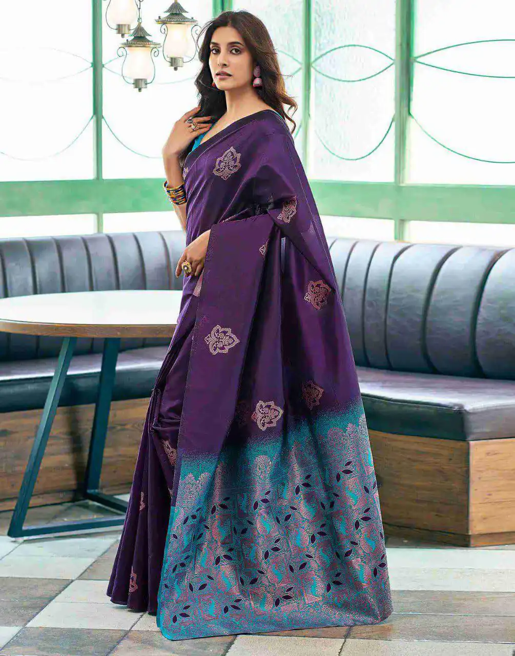 KPR 243 Royal Blue in Soft Lilian Slab Designer Work Saree .Wedding, Party, Festive, Events Available at ₹1349 only. Delivery 4-6 Working Days. Shop now. | Creative Sarees, Embroidered Sarees, Bollywood Sarees, Designer Sarees, Ethnic Saree, Modern Digital sarees, Party Wear Sarees, Sarees