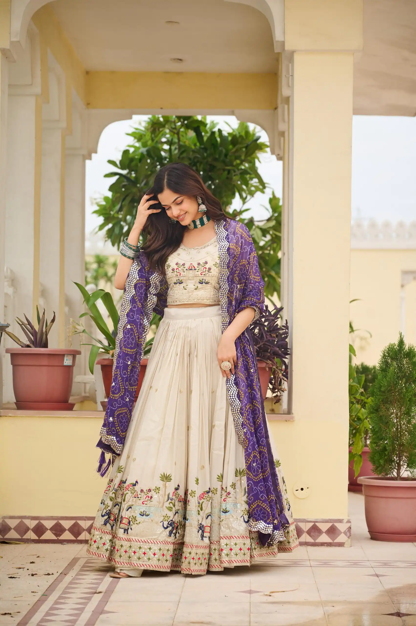Ram 143 Purple in Color Tissue Silk Embroidery Work Lehenga Choli . Now at just ₹3249. Delivery 4-6 Working Days. Shop now. | Bollywood Lehenga, Creative Lehenga, Designer Lehenga, Embroidered Lehenga, Lehenga, Party Wear Lehenga