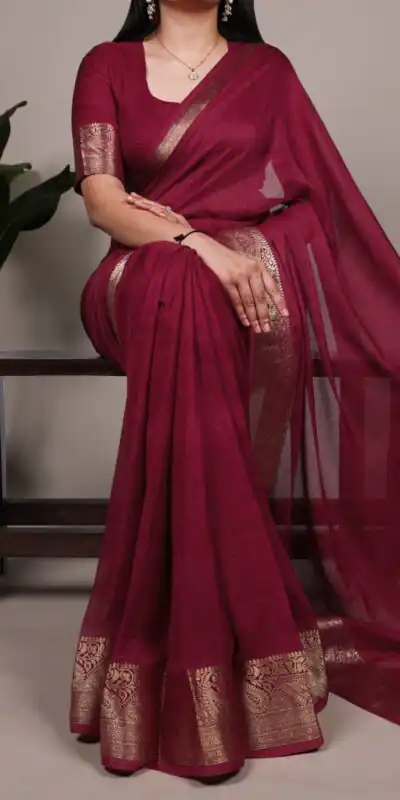 YNF 7908 Rani Pink Mass Mello Saree with Zari Work. Wedding, Party, Festive, Events Introductory Price ₹1449. Delivery 4-6 Working Days. Shop now. | Creative Sarees, Embroidered Sarees, Bollywood Sarees, Designer Sarees, Ethnic Saree, Modern Digital sarees, Party Wear Sarees, Sarees