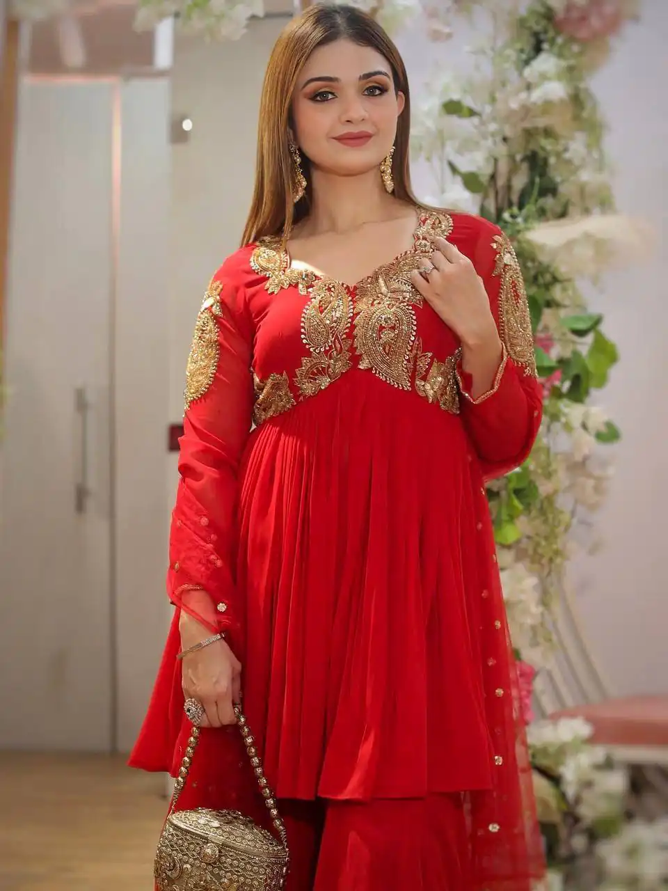 BT 5006 Red Fox Georgette Salwar Suit with Sequins Work & Embroidery Work. Best Price ₹1999. Delivery 4-6 Working Days. Shop now. | Casual Suits, Jump Suits, Tops & Bottoms, Track Suits, Trendy Wear, Creative suits, Designer Suits, Palazzo Suits, Party Wear Suits, Patiala Suits, Salwar suit, Straight Suits