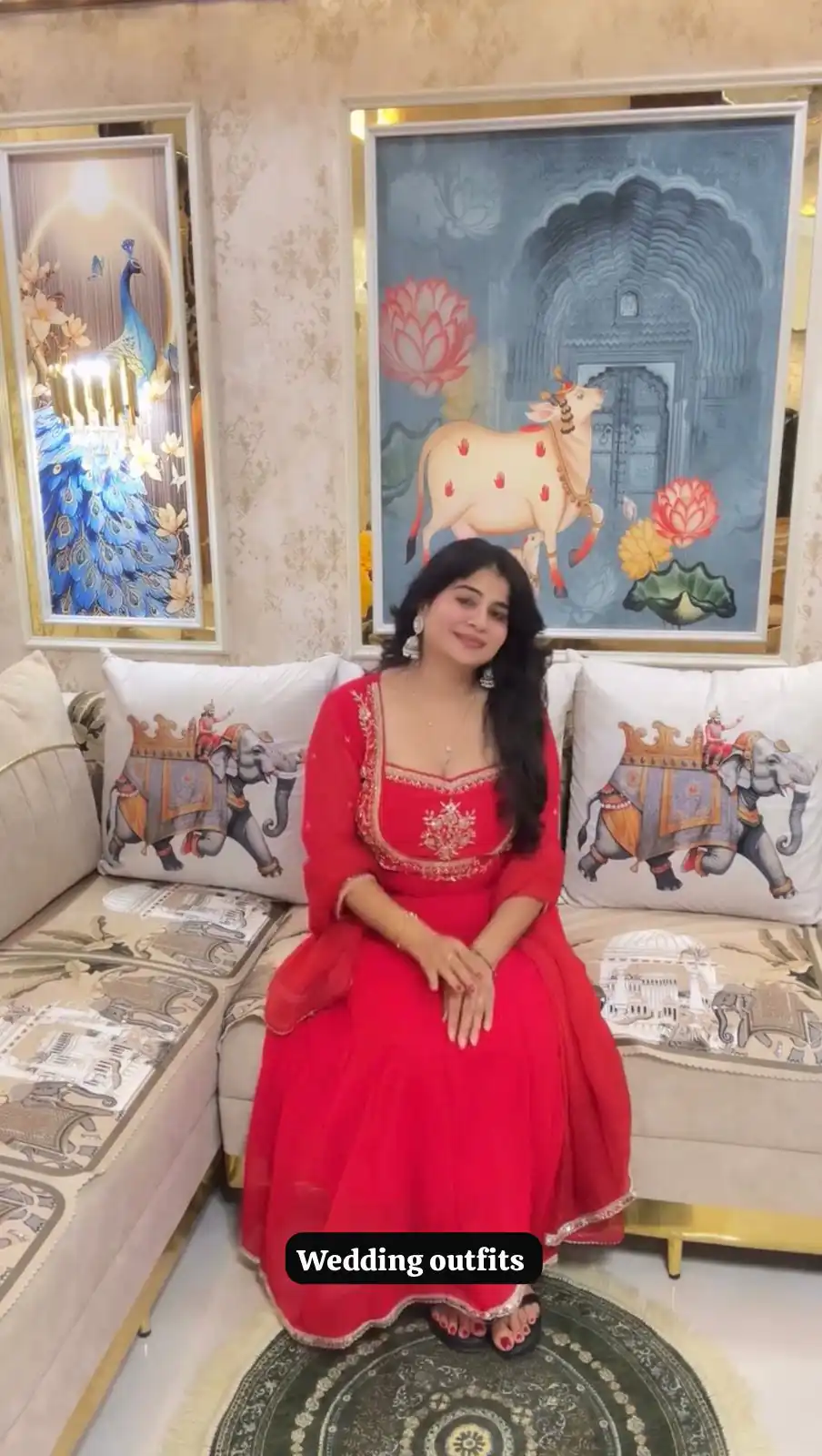 LG 2022 Red Georgette Salwar Suit with Lace Work & Embroidery Work. Exclusive Offer ₹1899. Delivery 4-6 Working Days. Shop now. | Casual Suits, Jump Suits, Tops & Bottoms, Track Suits, Trendy Wear, Creative suits, Designer Suits, Palazzo Suits, Party Wear Suits, Patiala Suits, Salwar suit, Straight Suits