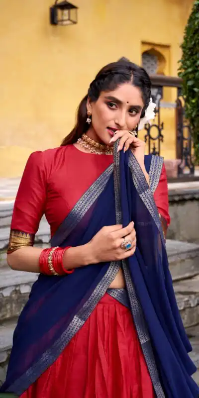 LNB 2029 Red Poly Cotton Lehenga Choli Perfect for Wedding, Party, Bridal Wear, Sangeet, Baisakhi –. Affordable Price ₹1899. Delivery 4-6 Working Days. | Bollywood Lehenga, Creative Lehenga, Designer Lehenga, Embroidered Lehenga, Lehenga, Party Wear Lehenga