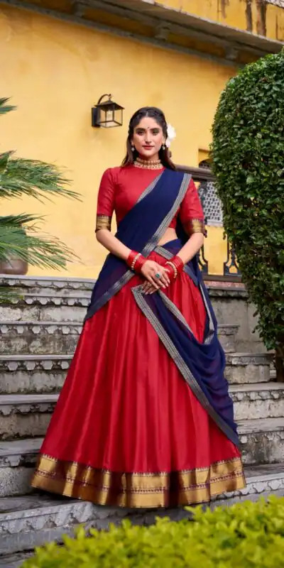 LNB 2029 Red Poly Cotton Lehenga Choli Perfect for Wedding, Party, Bridal Wear, Sangeet, Baisakhi –. Affordable Price ₹1899. Delivery 4-6 Working Days. | Bollywood Lehenga, Creative Lehenga, Designer Lehenga, Embroidered Lehenga, Lehenga, Party Wear Lehenga