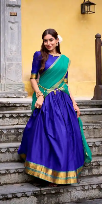LNB 2029 Royal Blue Poly Cotton Lehenga Choli Perfect for Wedding, Party, Bridal Wear, Sangeet, Baisakhi Affordable Price ₹1899. Delivery 4-6 Working Days. | Bollywood Lehenga, Creative Lehenga, Designer Lehenga, Embroidered Lehenga, Lehenga, Party Wear Lehenga
