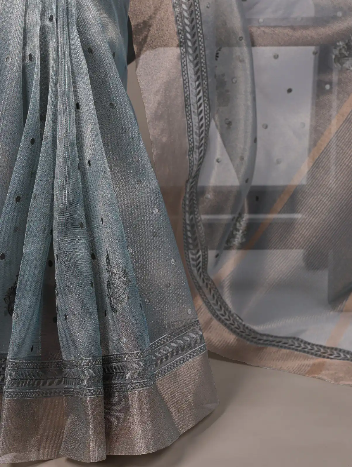 YNF 7402 Sky Blue Color Poly Shimmer Saree with Embroidery Work. Wedding, Party, Festive Festive Deal ₹2499. Delivery 4-6 Working Days. Shop now. | Creative Sarees, Embroidered Sarees, Bollywood Sarees, Designer Sarees, Ethnic Saree, Modern Digital sarees, Party Wear Sarees, Sarees