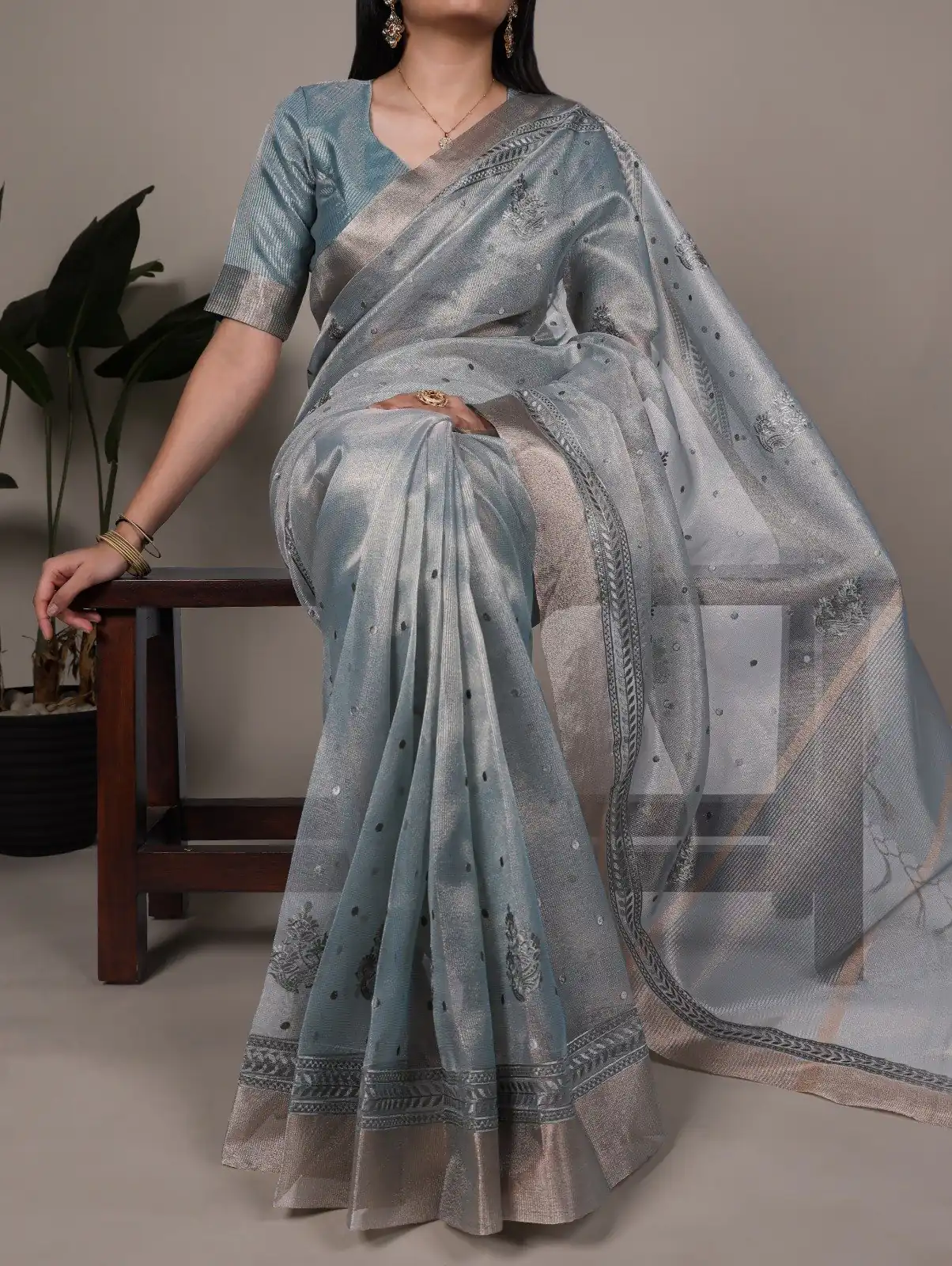 YNF 7402 Sky Blue Color Poly Shimmer Saree with Embroidery Work. Wedding, Party, Festive Festive Deal ₹2499. Delivery 4-6 Working Days. Shop now. | Creative Sarees, Embroidered Sarees, Bollywood Sarees, Designer Sarees, Ethnic Saree, Modern Digital sarees, Party Wear Sarees, Sarees