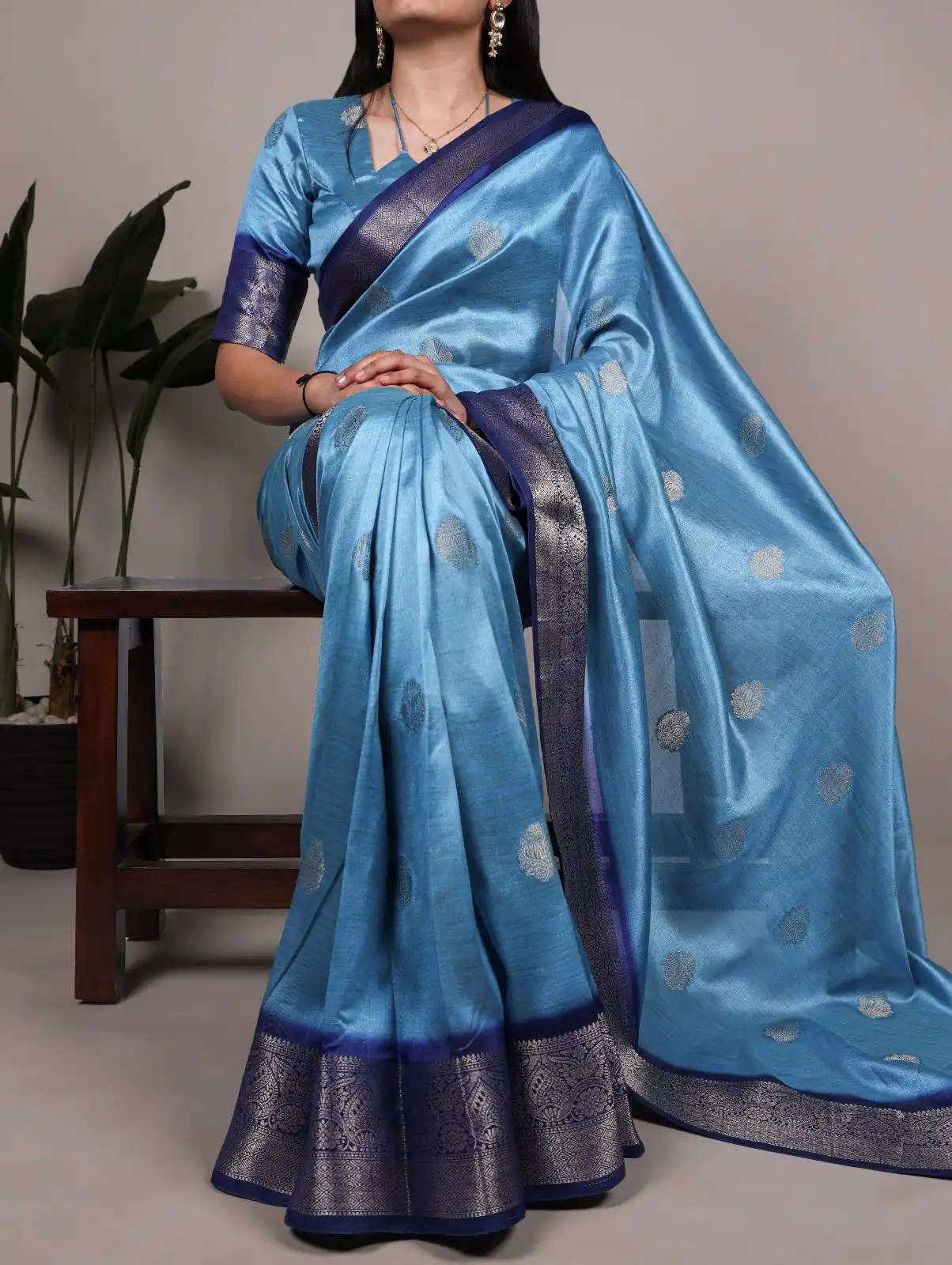 YNF 7909 Sky Blue in Rumali Silk Zari Work Saree . Wedding, Party, Festive, Events Now at just ₹1549. Delivery 4-6 Working Days. Shop now. | Creative Sarees, Embroidered Sarees, Bollywood Sarees, Designer Sarees, Ethnic Saree, Modern Digital sarees, Party Wear Sarees, Sarees