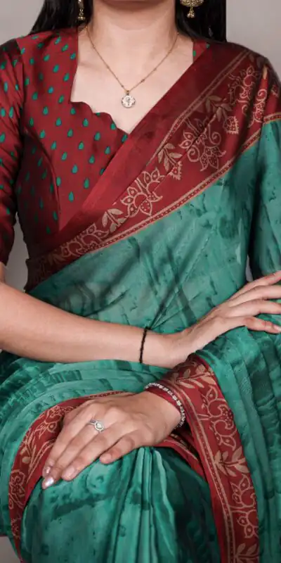 YNF 7103 Teal Rangoli Silk Saree Perfect for Wedding, Party, Karwa Chauth, Makar Sankranti, Baisakhi – . Available at ₹1449 only. Delivery 4-6 Work | Creative Sarees, Embroidered Sarees, Bollywood Sarees, Designer Sarees, Ethnic Saree, Modern Digital sarees, Party Wear Sarees, Sarees