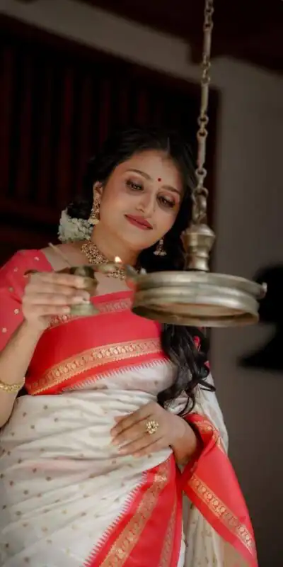 KPR 240 White in Color Soft Lichi Silk Lace Work & Lace Border Saree . Now at just ₹1449. Delivery 4-6 Working Days. Shop now. | Creative Sarees, Embroidered Sarees, Bollywood Sarees, Designer Sarees, Ethnic Saree, Modern Digital sarees, Party Wear Sarees, Sarees