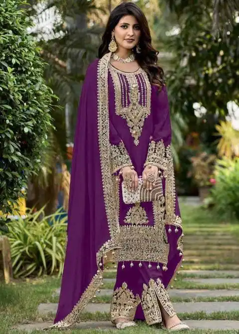 KF 1628 Wine Fuax Georgette Salwar Suit Perfect for Wedding, Party, Raksha Bandhan, Baisakhi, Sangeet – . Affordable Price ₹2399. Delivery 4-6 Working | Casual Suits, Jump Suits, Tops & Bottoms, Track Suits, Trendy Wear, Creative suits, Designer Suits, Palazzo Suits, Party Wear Suits, Patiala Suits, Salwar suit, Straight Suits