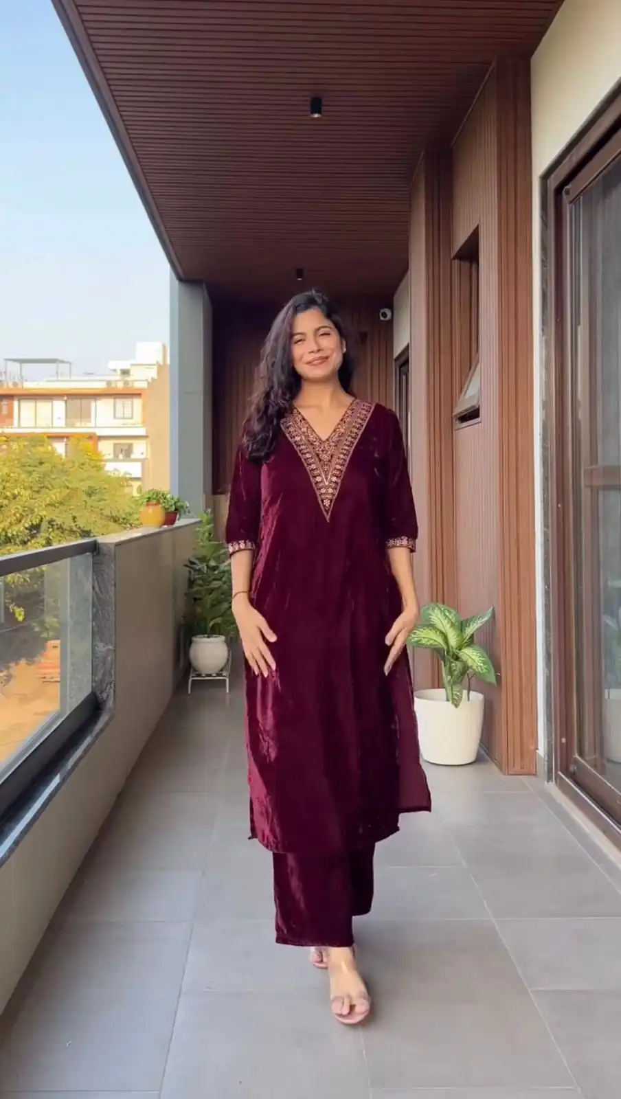 LG 2023 Wine Velvet Salwar Suit with Embroidery Work. Wedding, Party, Festive, Events Get it for ₹2029. Delivery 4-6 Working Days. Shop now. | Casual Suits, Jump Suits, Tops & Bottoms, Track Suits, Trendy Wear, Creative suits, Designer Suits, Palazzo Suits, Party Wear Suits, Patiala Suits, Salwar suit, Straight Suits