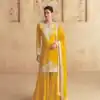 DS 3101 Yellow Chinon Salwar Suit Perfect for Wedding, Party, Durga Puja, Pooja, Holi – . Festive Deal ₹2049. Delivery 4-6 Working Days. Shop now. | Casual Suits, Jump Suits, Tops & Bottoms, Track Suits, Trendy Wear, Creative suits, Designer Suits, Palazzo Suits, Party Wear Suits, Patiala Suits, Salwar suit, Straight Suits