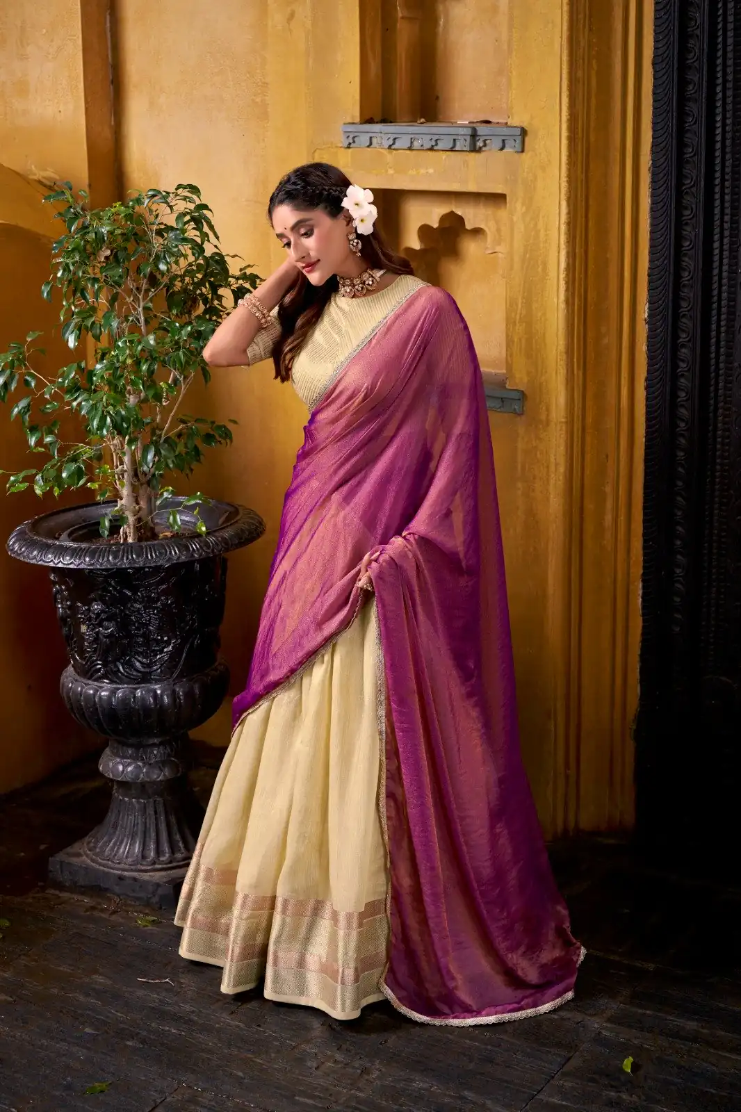 LNB 2025 Yellow Dupion Silk Lehenga Choli Perfect for Wedding, Party, Ethnic Day, Pongal, Temple Visit – . Introductory Price ₹2449. Delivery 4-6 Work | Bollywood Lehenga, Creative Lehenga, Designer Lehenga, Embroidered Lehenga, Lehenga, Party Wear Lehenga