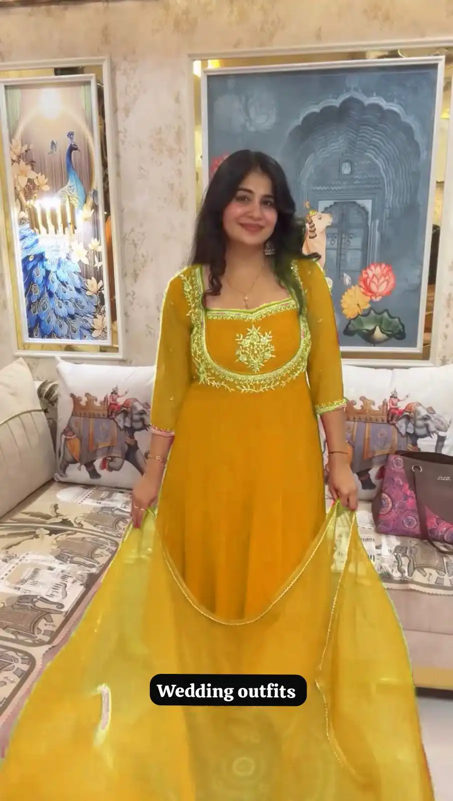 LG 2022 Yellow Georgette Salwar Suit with Lace Work & Embroidery Work. Exclusive Offer ₹1899. Delivery 4-6 Working Days. Shop now. | Casual Suits, Jump Suits, Tops & Bottoms, Track Suits, Trendy Wear, Creative suits, Designer Suits, Palazzo Suits, Party Wear Suits, Patiala Suits, Salwar suit, Straight Suits