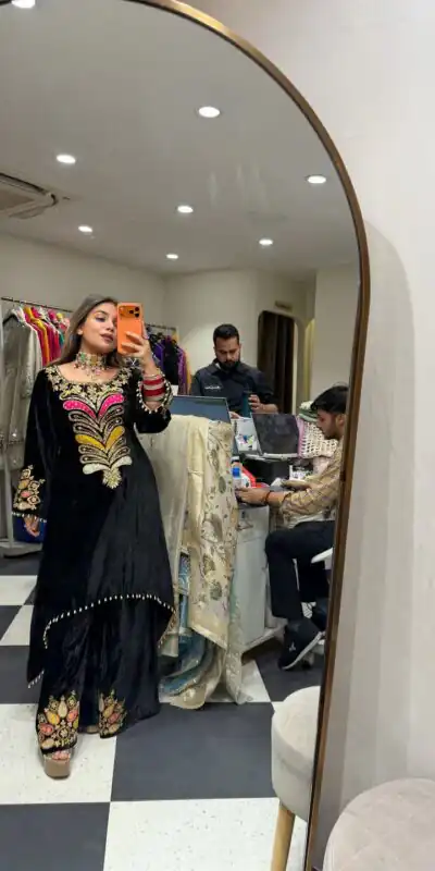 ST 1149 Black in 9000 Velvet Lace Work & Embroidery Work Salwar Suit . Affordable Price ₹2029. Delivery 4-6 Working Days. Shop now. | Casual Suits, Jump Suits, Tops & Bottoms, Track Suits, Trendy Wear, Creative suits, Designer Suits, Palazzo Suits, Party Wear Suits, Patiala Suits, Salwar suit, Straight Suits