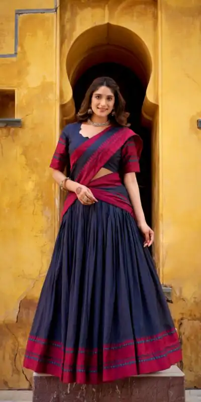 LNB 1901 Black Pure Chanderi Lehenga Choli with Embroidery Work & Thread Embroidery. Introductory Price ₹2399. Delivery 4-6 Working Days. Shop now. | Bollywood Lehenga, Creative Lehenga, Designer Lehenga, Embroidered Lehenga, Lehenga, Party Wear Lehenga