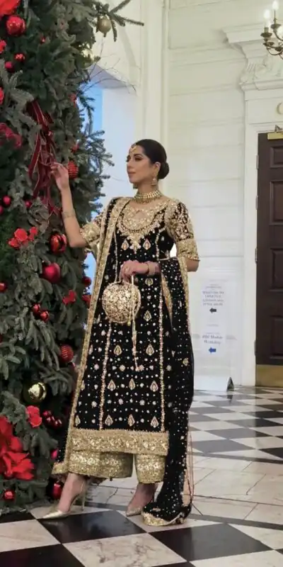 SRK 5231 Red Color Pure Chinnon Silk With Embroidery Sequence Work Salwar Suit Casual, Wedding, Party, Festive, Events Etc.4-6 Working Days@ 2699/-only | Casual Suits, Jump Suits, Creative suits, Designer Suits, Palazzo Suits, Party Wear Suits, Patiala Suits, Salwar suit, Straight Suits