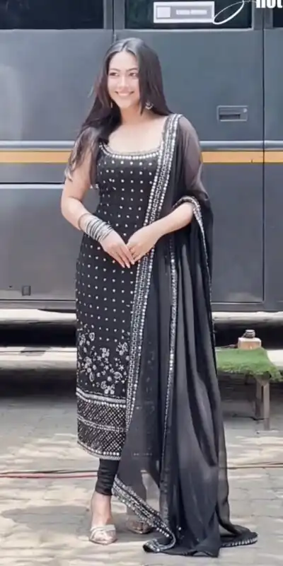 RTC 5912 Black Faux Georgette Salwar Suit Perfect for Wedding, Party, Baisakhi, Baby Shower, Sangeet – . Introductory Price ₹2099. Delivery 4-6 Working | Casual Suits, Jump Suits, Tops & Bottoms, Track Suits, Trendy Wear, Creative suits, Designer Suits, Palazzo Suits, Party Wear Suits, Patiala Suits, Salwar suit, Straight Suits