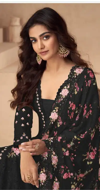 FC 10154 Black Color Vichitra Salwar Suit with Embroidery Work. Special Price ₹3349. Delivery 4-6 Working Days. Shop now. | Casual Suits, Jump Suits, Tops & Bottoms, Track Suits, Trendy Wear, Creative suits, Designer Suits, Palazzo Suits, Party Wear Suits, Patiala Suits, Salwar suit, Straight Suits
