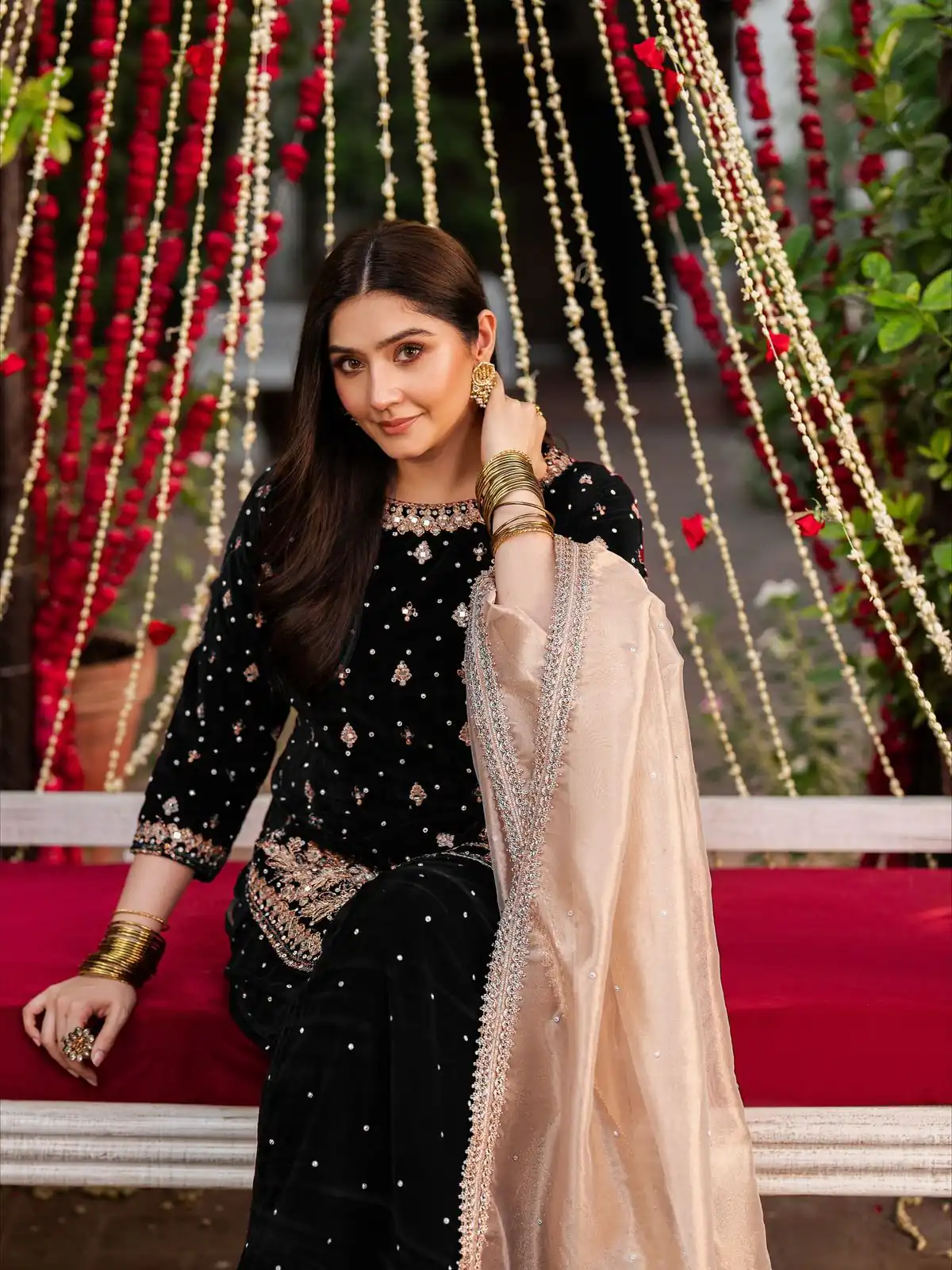 KD 1536 Black Viscose Velvet Thread Sequence Work Salwar Suit Wedding, Party, Festive, Events, Special Price ₹2399. Delivery 4-6 Working Days. Shop now. | Casual Suits, Jump Suits, Tops & Bottoms, Track Suits, Trendy Wear, Creative suits, Designer Suits, Palazzo Suits, Party Wear Suits, Patiala Suits, Salwar suit, Straight Suits