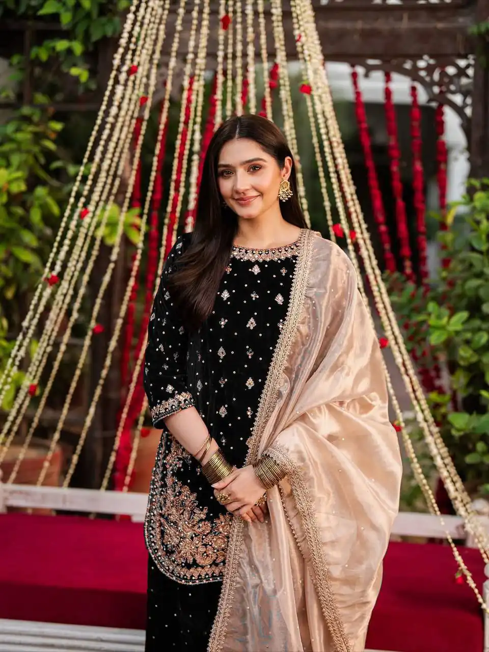 KD 1536 Black Viscose Velvet Thread Sequence Work Salwar Suit Wedding, Party, Festive, Events, Special Price ₹2399. Delivery 4-6 Working Days. Shop now. | Casual Suits, Jump Suits, Tops & Bottoms, Track Suits, Trendy Wear, Creative suits, Designer Suits, Palazzo Suits, Party Wear Suits, Patiala Suits, Salwar suit, Straight Suits