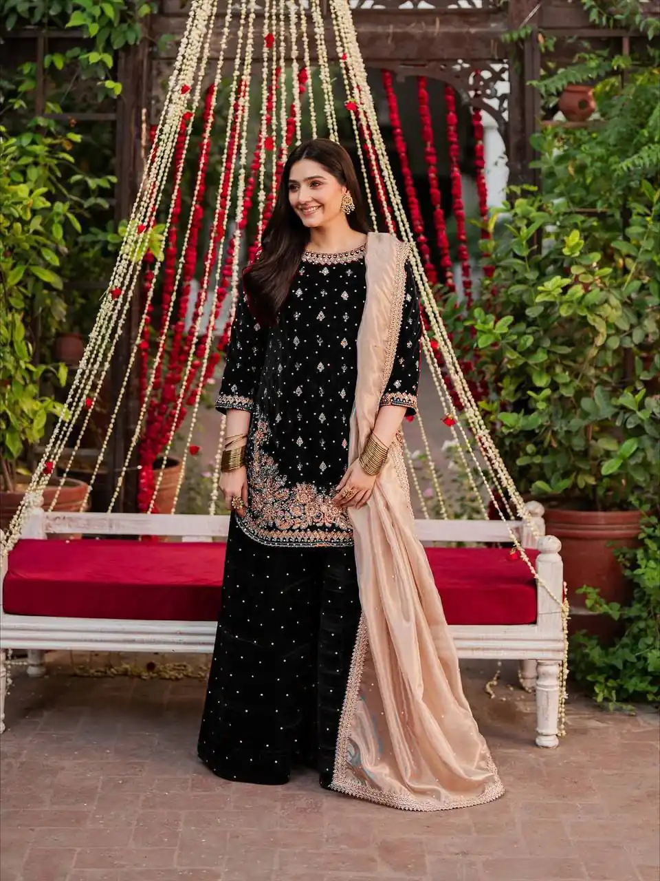KD 1536 Black Viscose Velvet Thread Sequence Work Salwar Suit Wedding, Party, Festive, Events, Special Price ₹2399. Delivery 4-6 Working Days. Shop now. | Casual Suits, Jump Suits, Tops & Bottoms, Track Suits, Trendy Wear, Creative suits, Designer Suits, Palazzo Suits, Party Wear Suits, Patiala Suits, Salwar suit, Straight Suits