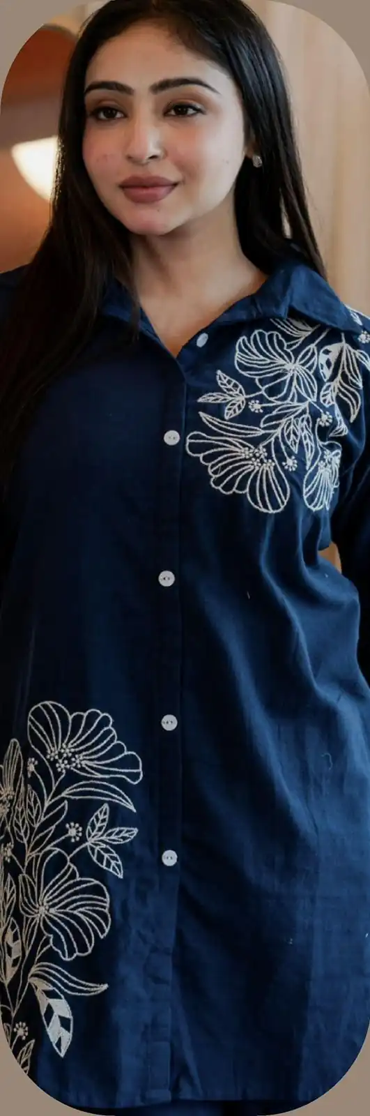 INLI Style-Up Blue Color Cotton Slub Kurti with Embroidery Work. Affordable Price ₹1499. Delivery 4-6 Working Days. Shop now. | Bollywood Kurti, Creative Kurtis, Designer Kurti, Kurti, Party Wear Kurti, Selfie Kurti