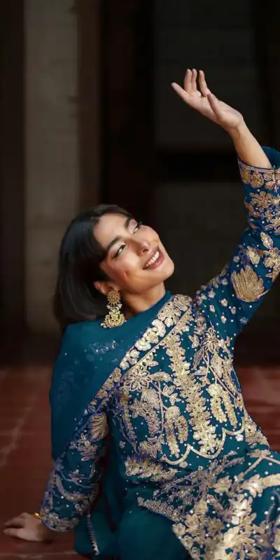 ZF 433 Blue Faux Georgette Salwar Suit Perfect for Wedding, Party, Anniversary, Ethnic Day, Raksha Bandhan – . Introductory Price ₹2149. Delivery 4-6 Wor | Casual Suits, Jump Suits, Tops & Bottoms, Track Suits, Trendy Wear, Creative suits, Designer Suits, Palazzo Suits, Party Wear Suits, Patiala Suits, Salwar suit, Straight Suits