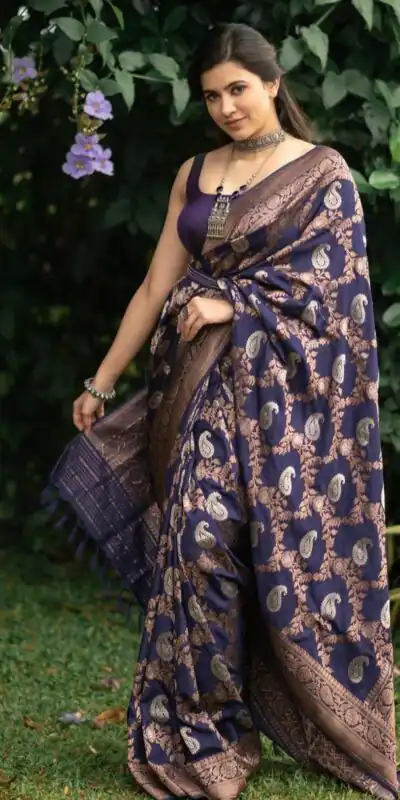 KPR 192 Blue Soft Lichi Silk Saree with Lace Border & Lace Work. Affordable Price ₹1449. Delivery 4-6 Working Days. Shop now. | Creative Sarees, Embroidered Sarees, Bollywood Sarees, Designer Sarees, Ethnic Saree, Modern Digital sarees, Party Wear Sarees, Sarees