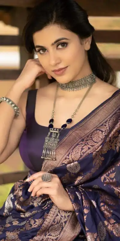 KPR 192 Blue Soft Lichi Silk Saree with Lace Border & Lace Work. Affordable Price ₹1449. Delivery 4-6 Working Days. Shop now. | Creative Sarees, Embroidered Sarees, Bollywood Sarees, Designer Sarees, Ethnic Saree, Modern Digital sarees, Party Wear Sarees, Sarees