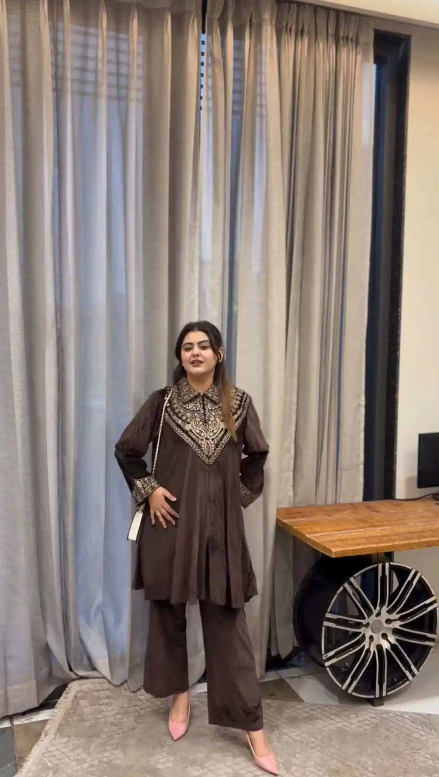 BE 413 Brown Color Velvet Salwar Suit with Embroidery Work. Wedding, Party, Festive, Events, Special Price ₹1799. Delivery 4-6 Working Days. Shop now. | Casual Suits, Jump Suits, Tops & Bottoms, Track Suits, Trendy Wear, Creative suits, Designer Suits, Palazzo Suits, Party Wear Suits, Patiala Suits, Salwar suit, Straight Suits