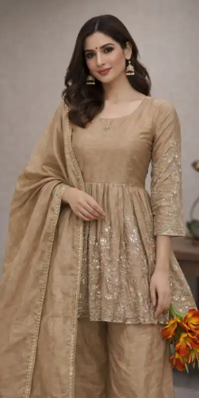 VLM 300 Chiku Chinon Silk with Lace Work & Embroidery Work Salwar Suit . Affordable Price ₹1899. Delivery 4-6 Working Days. Shop now. | Casual Suits, Jump Suits, Creative suits, Designer Suits, Palazzo Suits, Party Wear Suits, Patiala Suits, Salwar suit, Straight Suits