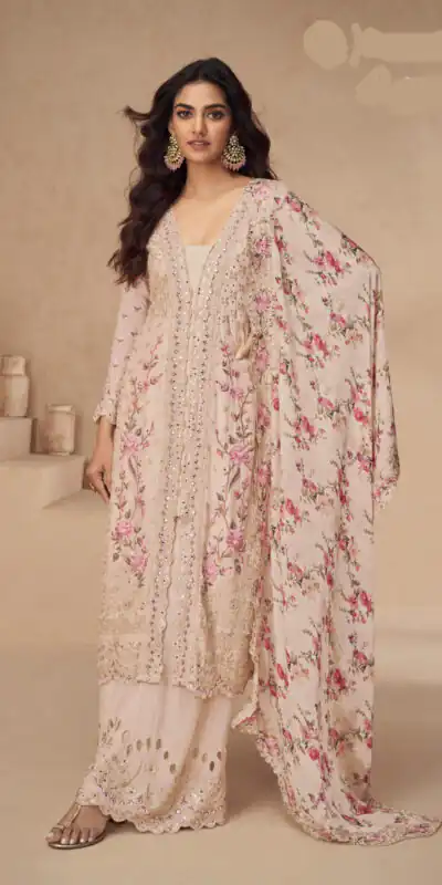 FC 10154 Cream Color Vichitra Salwar Suit with Embroidery Work. Special Price ₹3349. Delivery 4-6 Working Days. Shop now. | Casual Suits, Jump Suits, Tops & Bottoms, Track Suits, Trendy Wear, Creative suits, Designer Suits, Palazzo Suits, Party Wear Suits, Patiala Suits, Salwar suit, Straight Suits