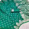 MB 41 Firozi Color Green Banarasi Silk Zari Weaving Saree . Wedding, Party, Festive, Available at ₹1849 only. Delivery 4-6 Working Days. Shop now. | Creative Sarees, Embroidered Sarees, Bollywood Sarees, Designer Sarees, Ethnic Saree, Modern Digital sarees, Party Wear Sarees, Sarees