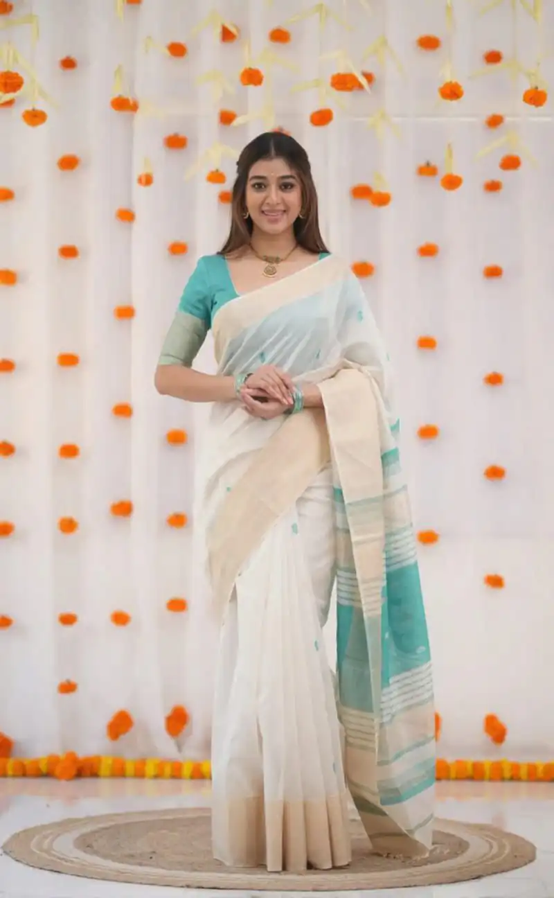 KPR 272 Firozi Color Soft Lilan Slab Saree with Lace Work & Lace Border. Get it for ₹1399. Delivery 4-6 Working Days. Shop now. | Creative Sarees, Embroidered Sarees, Bollywood Sarees, Designer Sarees, Ethnic Saree, Modern Digital sarees, Party Wear Sarees, Sarees