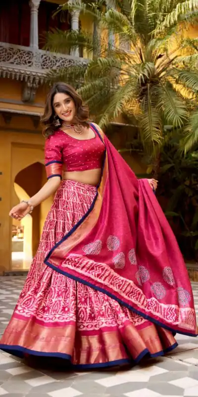 LNB 1252 Gajari Dola Silk Lehenga Choli Perfect for Wedding, Party, Raksha Bandhan, Engagement, Onam – . Now at just ₹2449. Delivery 4-6 Working Days. | Bollywood Lehenga, Creative Lehenga, Designer Lehenga, Embroidered Lehenga, Lehenga, Party Wear Lehenga