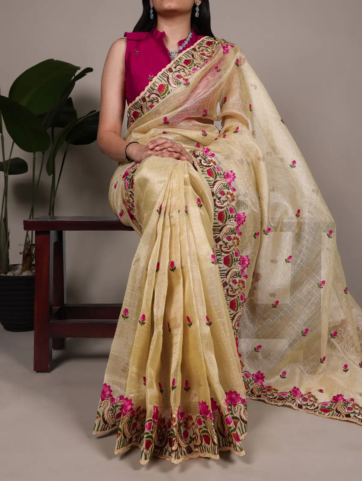 YNF 7400 Gold Zari Kota Tissue Saree Perfect for Wedding, Party, Mehendi, Housewarming, Haldi – . Special Price ₹3299. Delivery 4-6 Working Days. | Creative Sarees, Embroidered Sarees, Bollywood Sarees, Designer Sarees, Ethnic Saree, Modern Digital sarees, Party Wear Sarees, Sarees
