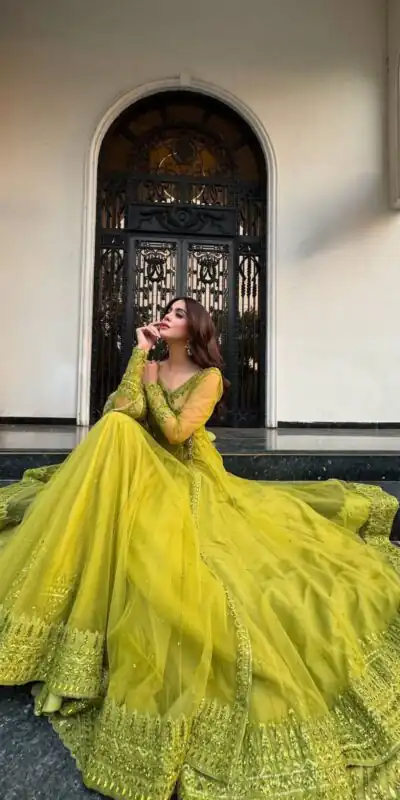 RTC 5895 Green Butterfly Net Lehenga Choli with Designer Work. Affordable Price ₹2599. Delivery 4-6 Working Days. Shop now. | Bollywood Lehenga, Creative Lehenga, Designer Lehenga, Embroidered Lehenga, Lehenga, Party Wear Lehenga