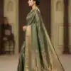 KPR 261 Green in Soft Lichi Silk Lace Border & Lace Work Saree . Available at ₹1499 only. Delivery 4-6 Working Days. Shop now. | Creative Sarees, Embroidered Sarees, Bollywood Sarees, Designer Sarees, Ethnic Saree, Modern Digital sarees, Party Wear Sarees, Sarees