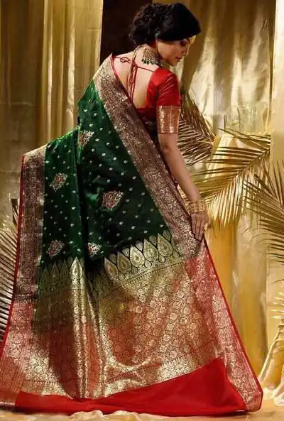 KPR 227 Green in Color Soft Lichi Silk. Lace Border & Lace Work Saree Grab it for ₹1399. Delivery 4-6 Working Days. Shop now. | Creative Sarees, Embroidered Sarees, Bollywood Sarees, Designer Sarees, Ethnic Saree, Modern Digital sarees, Party Wear Sarees, Sarees