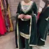 LG 2044 Green in Velvet Mirror Work & Embroidery Work Salwar Suit . Best Price ₹2599. Delivery 4-6 Working Days. Shop now. | Casual Suits, Jump Suits, Tops & Bottoms, Track Suits, Trendy Wear, Creative suits, Designer Suits, Palazzo Suits, Party Wear Suits, Patiala Suits, Salwar suit, Straight Suits