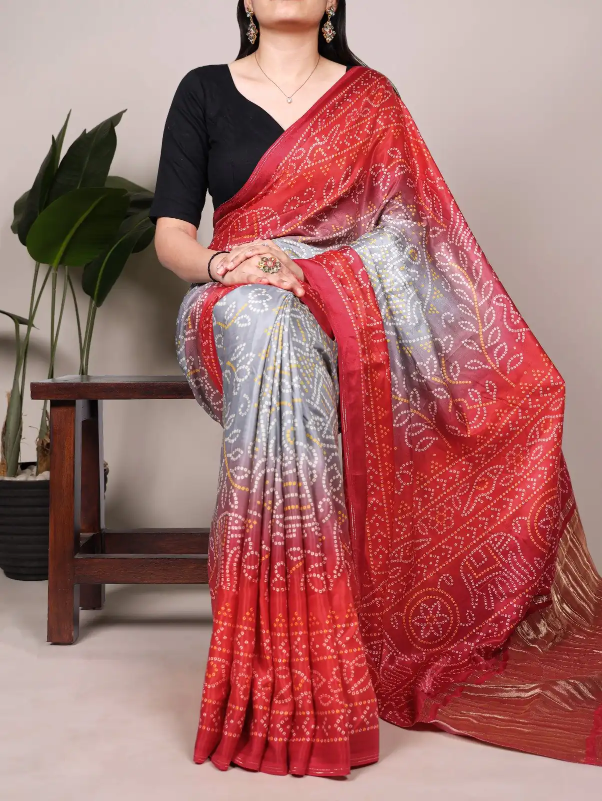 YNF 7801 Grey Gaji Silk Saree with Patola Print. Wedding, Party, Festive, Events, Best Price ₹2999. Delivery 4-6 Working Days. Shop now. | Creative Sarees, Embroidered Sarees, Bollywood Sarees, Designer Sarees, Ethnic Saree, Modern Digital sarees, Party Wear Sarees, Sarees