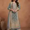 FC 1125 Grey Vichitra Salwar Suit with Embroidery Work & Lace Work. Available at ₹3049 only. Delivery 4-6 Working Days. Shop now. | Casual Suits, Jump Suits, Tops & Bottoms, Track Suits, Trendy Wear, Creative suits, Designer Suits, Palazzo Suits, Party Wear Suits, Patiala Suits, Salwar suit, Straight Suits