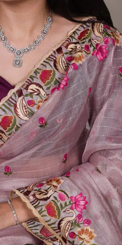 YNF 7400 Lavender Zari Kota Tissue Saree Perfect for Wedding, Party, Mehendi, Housewarming, Haldi – . Special Price ₹3299. Delivery 4-6 Working Days. | Creative Sarees, Embroidered Sarees, Bollywood Sarees, Designer Sarees, Ethnic Saree, Modern Digital sarees, Party Wear Sarees, Sarees